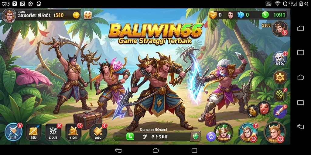 Tangkapan layar gameplay menampilkan pertempuran strategis di <strong>BALIWIN66</strong>.
