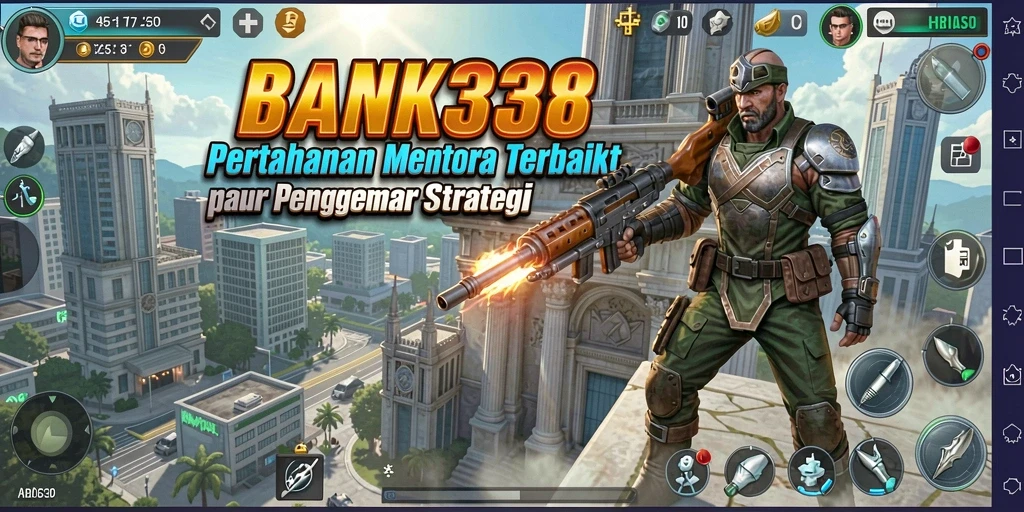 Tampilan gameplay <strong>BANK338</strong> yang menarik dalam pertahanan menara.