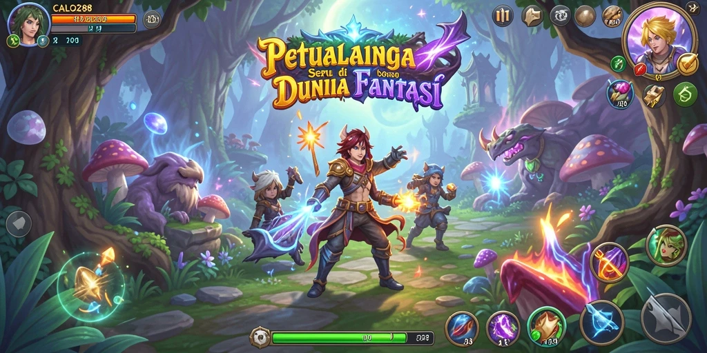 Tangkapan layar gameplay CALO288 menunjukkan aksi mendebarkan dalam petualangan.