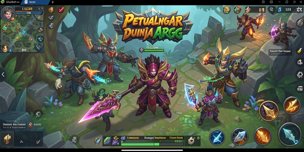 Gameplay seru dengan aksi ARPG yang mendebarkan.