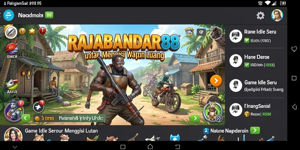 Tampilan gameplay seru dan menarik dari RAJABANDAR88.