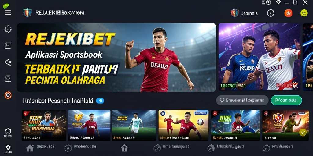 Tampilan screenshot gameplay <strong>REJEKIBET</strong> yang menampilkan pengalaman taruhan olahraga.